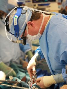 surgeon at work